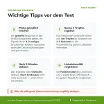 Wichtige Hinweise vor der Anwendung des Patris Health CRP-Selbsttest