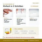 Anleitung zur Anwendung des Patris Health Leberfunktions-Selbsttest in 3 Schritten