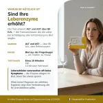 Produktubersicht zum Patris Health Leberfunktions-Selbsttest mit den wichtigsten Informationen