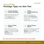 Wichtige Hinweise vor der Anwendung des Patris Health Leberfunktions-Selbsttest