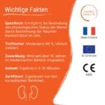 Patris-Health_Nierenfunktions-Selbsttest-Albumin_Wichtige-Fakten_