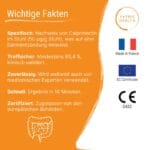 Wichtige Fakten zum Patris Health Calprotectin Selbsttest – Klinisch validiert und CE-zertifiziert Wichtige Fakten zum Calprotectin Selbsttest – Präzise, zuverlässig und zertifiziert