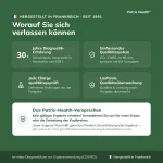 Qualitätsmerkmale des in Frankreich hergestellten Patris Health Borreliose-Selbsttests